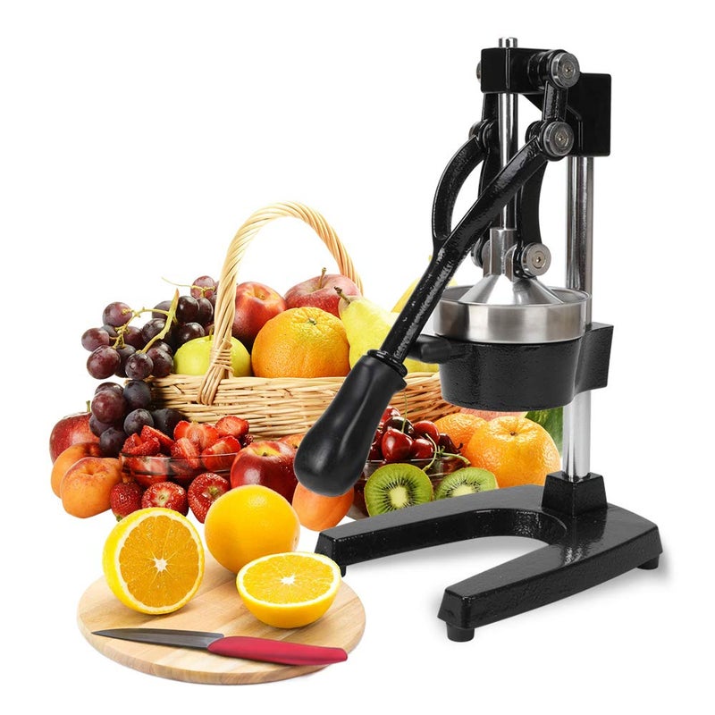 DAWOO DAWOO Hand Press Juicer Manual Fruit Juicer Commercial Grade Citrus Juicer Juice Squeezer Citrus Orange Lemon Pomegranate Black  - Image 1