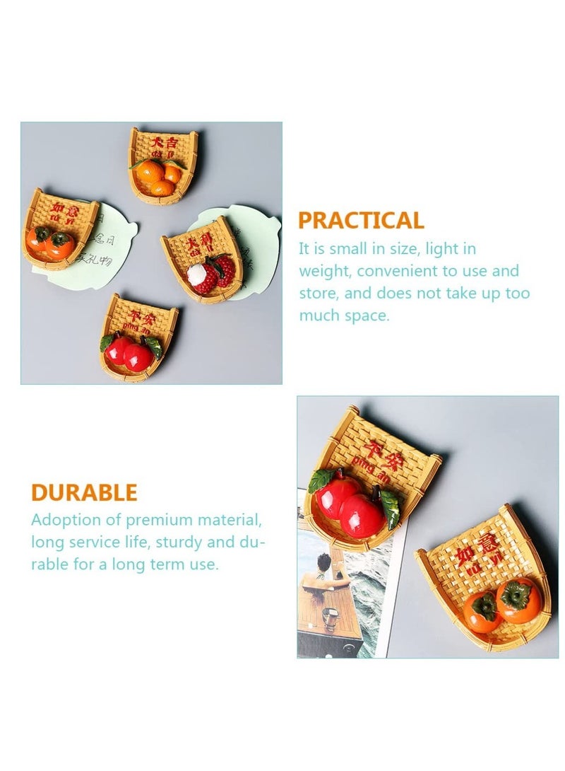 Zikra Fridge Magnets for Toddlers, 4pcs Kids Magnets Fridge Vintage Decor Frigerator Dog Motivational Food Calendar Magnets Kitchen Accessories Personalized Fridge Photo Magnet Fun Locker Mini 3D Resin - Image 3