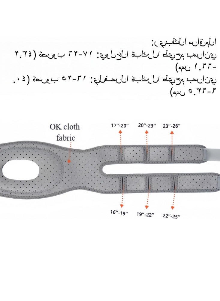 BESTPEAK 2-Piece Knee Support-Multi-Purpose Knee Brace ，Comfortable and Breathable-Knee Pads That Relieve Knee Pressure  Adjustable Compression Knee Support Braces for Men Women for Knee Pain, Meniscus Tear,Joint Pain Relief,Injury Recovery，Support Running Cycling Basketball with Adjustable Strap Wrap - Image 2