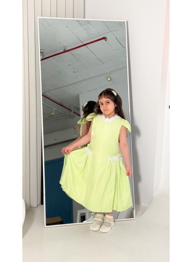 nonie Green children's dress - Image 4