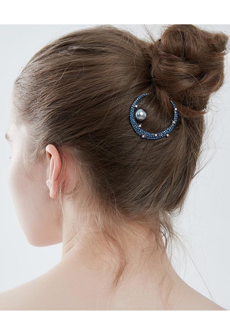 Al Aoyama 8Pcs Women and Girls Moon Star Headband and Hairpin for Ramadan  - Image 3