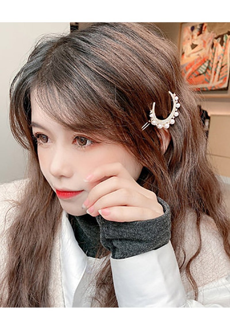Al Aoyama 8Pcs Women and Girls Moon Star Headband and Hairpin for Ramadan  - Image 4