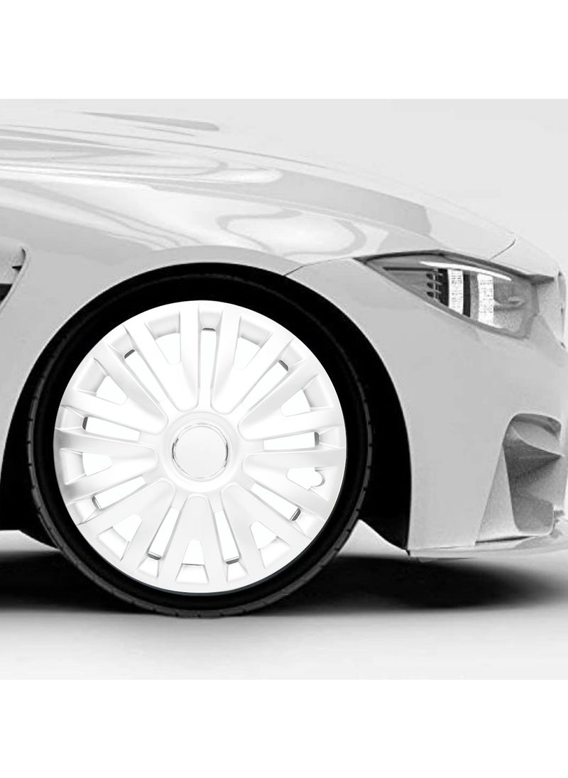Generic 15 Inch Automotive Hub Wheel Cap with Universal  Wheel Hubcaps Set of 4 Pcs  Snap-On Rings Wheel Cover - WJ-5063-A-15  - Image 4