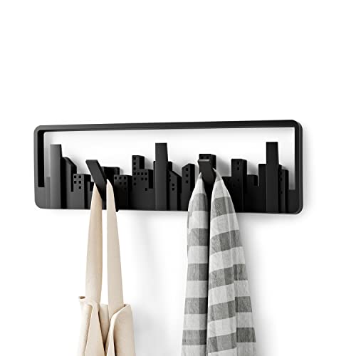 Umbra Skyline Wall-Mount Multi-Hook, Black - Image 1