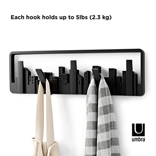 Umbra Skyline Wall-Mount Multi-Hook, Black - Image 5