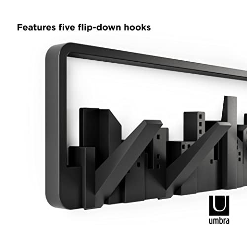 Umbra Skyline Wall-Mount Multi-Hook, Black - Image 4