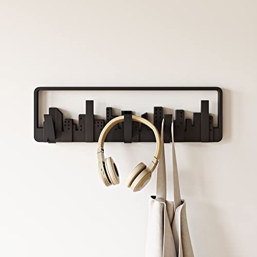 Umbra Skyline Wall-Mount Multi-Hook, Black - Image 2