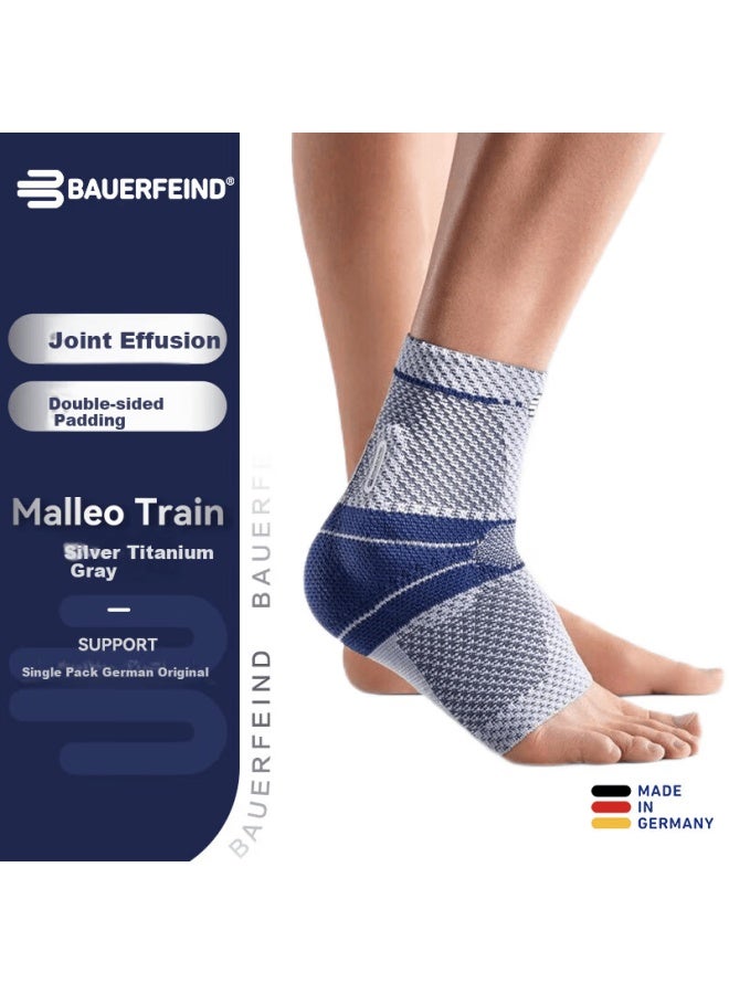 Bauerfeind Malleotrain Ankle Support Silver Titanium Gray Right Foot Size 2 Single Unit - Image 1