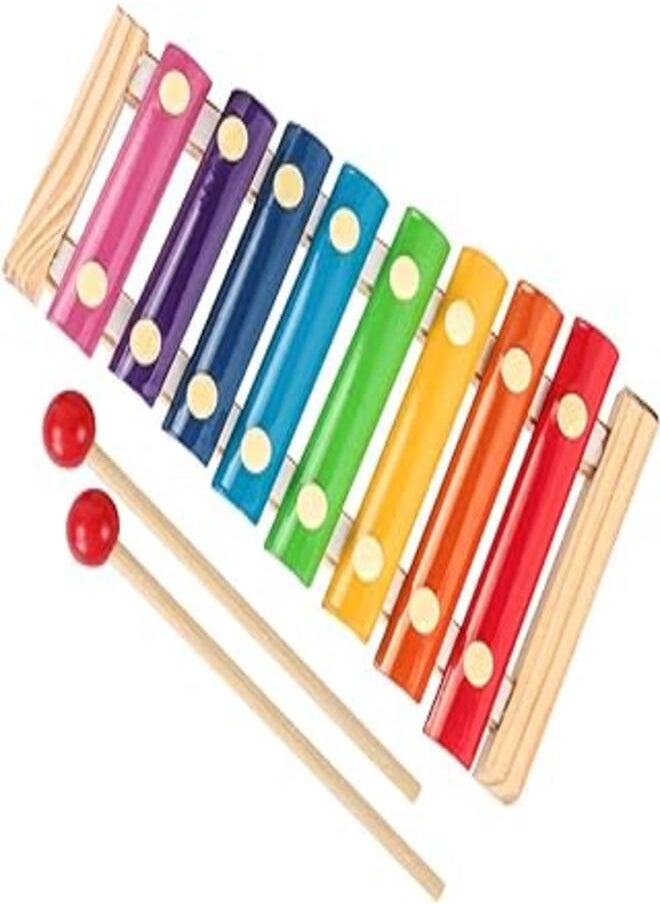 Tvoip - Tvoip wooden xylophone toys musical creative wooden instruments 8 notes xilofono children baby musical toys development - Image 1