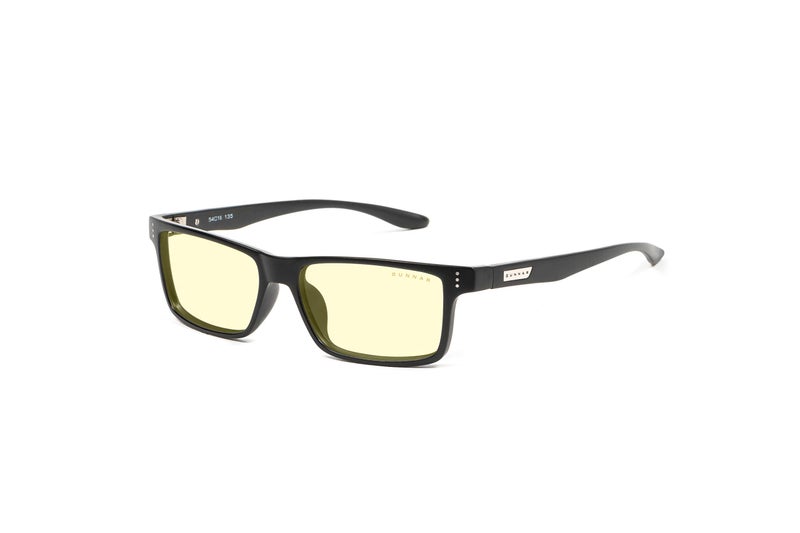 Gunnar Blue Light Reading Glasses - Blocks 65% Blue Light - Vertex, Gray Crystal, Amber Tint, Pwr +1.5 - Image 1