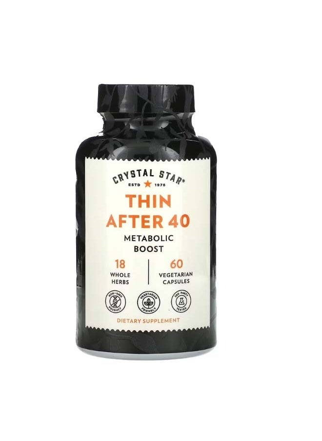 Crystal Star Thin After 40 60 Vegetarian Capsules  - Image 1
