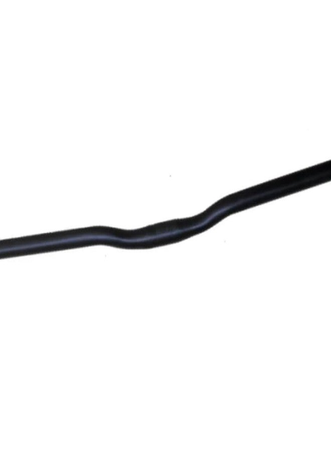 CYBIC Professional Cycle Handle Bar 22.2mm Diameter Black Steel Curved Design Universal Fit for Bicycles Mountain Road Hybrid City Touring Bikes Durable Comfortable Stable Riding Control - Image 5