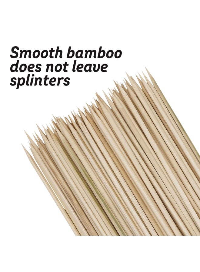 Duravel Bamboo Wooden Skewers, 30cm, 250 Pieces, for BBQ, Kebab, Marshmallow, Roasting and Chocolate Fountain - Image 3