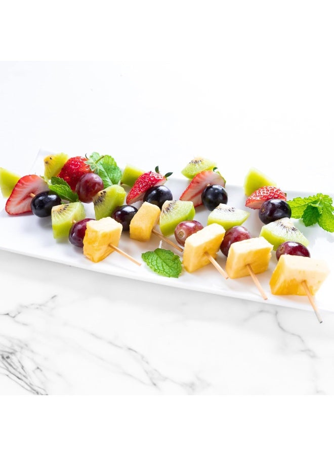 Duravel Bamboo Wooden Skewers, 30cm, 250 Pieces, for BBQ, Kebab, Marshmallow, Roasting and Chocolate Fountain - Image 5