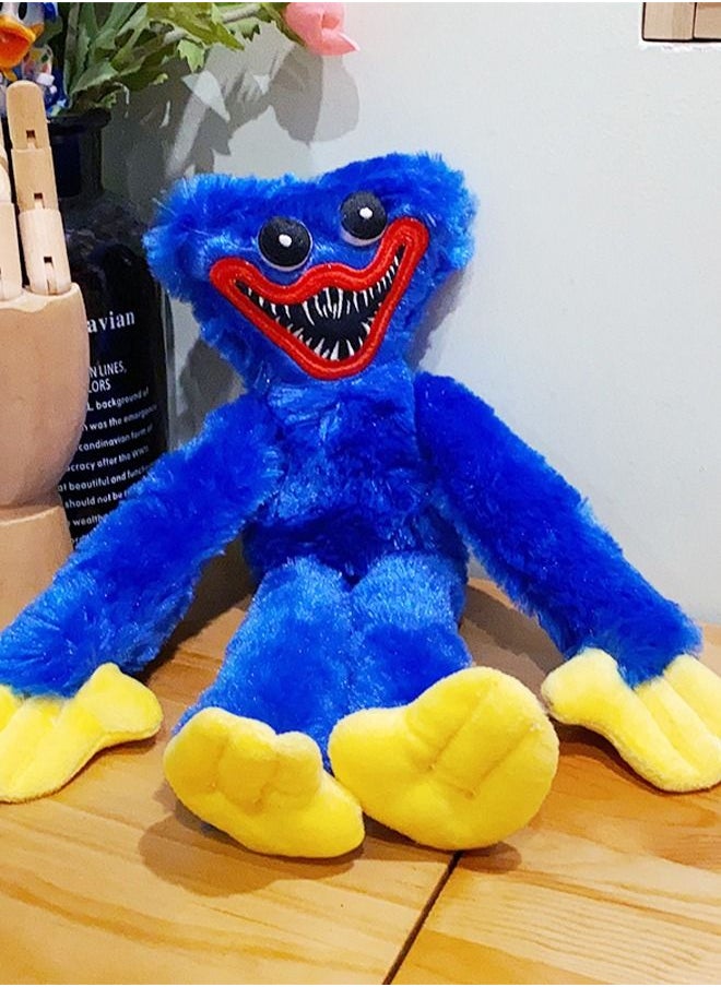 GROIC - GROIC Poppy Playtime Huggy Wuggys Plush Toy Stuffed Doll 15.7 Inch Blue - Image 1