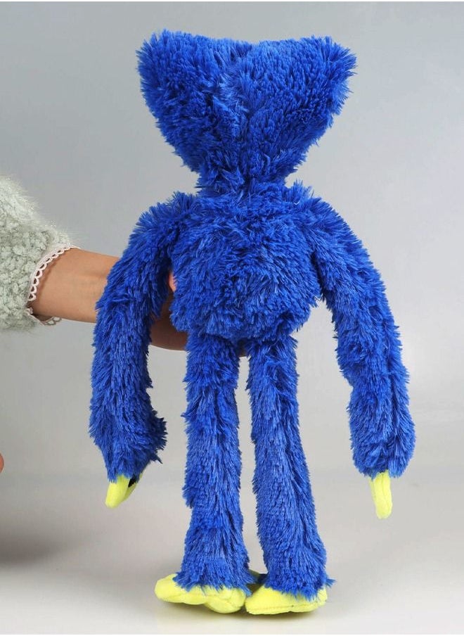 GROIC - GROIC Poppy Playtime Huggy Wuggys Plush Toy Stuffed Doll 15.7 Inch Blue - Image 1