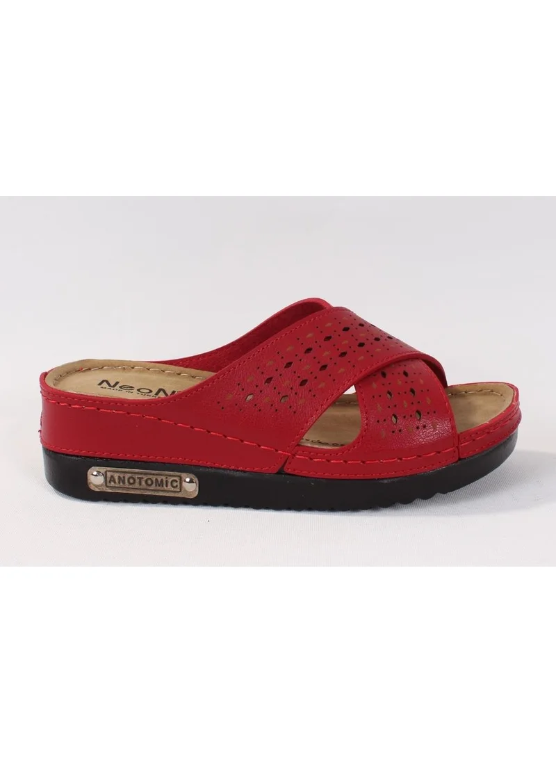 Dagoster DZA37-3025 Red Casual Women's Slippers