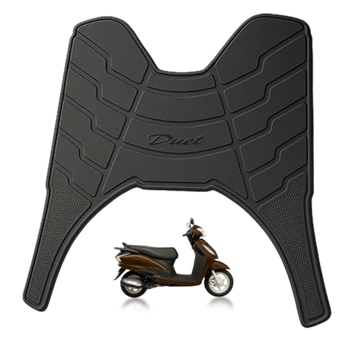 ALP Scooter Foot Mat Compatible with Hero Duet | Anti-Slip Rubber Mat | Flexible, Durable & Easy-to-Clean | Floor Protector (Black) - Image 1
