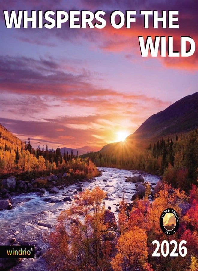 windrio 2026 Wall Calendar,Calendar 2026, July 2025 - December 2026, Wall Calendar Whispers Of The Wild, 12" x 24" Opened,Full Page Months Thick & Sturdy Paper for Gift Perfect Calendar Organizing Planning - Image 1