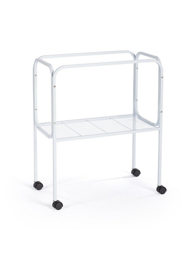 Prevue Pet Products 447 Bird Cage Stand For 26" X 14" Base Flight Cages, White - Image 1
