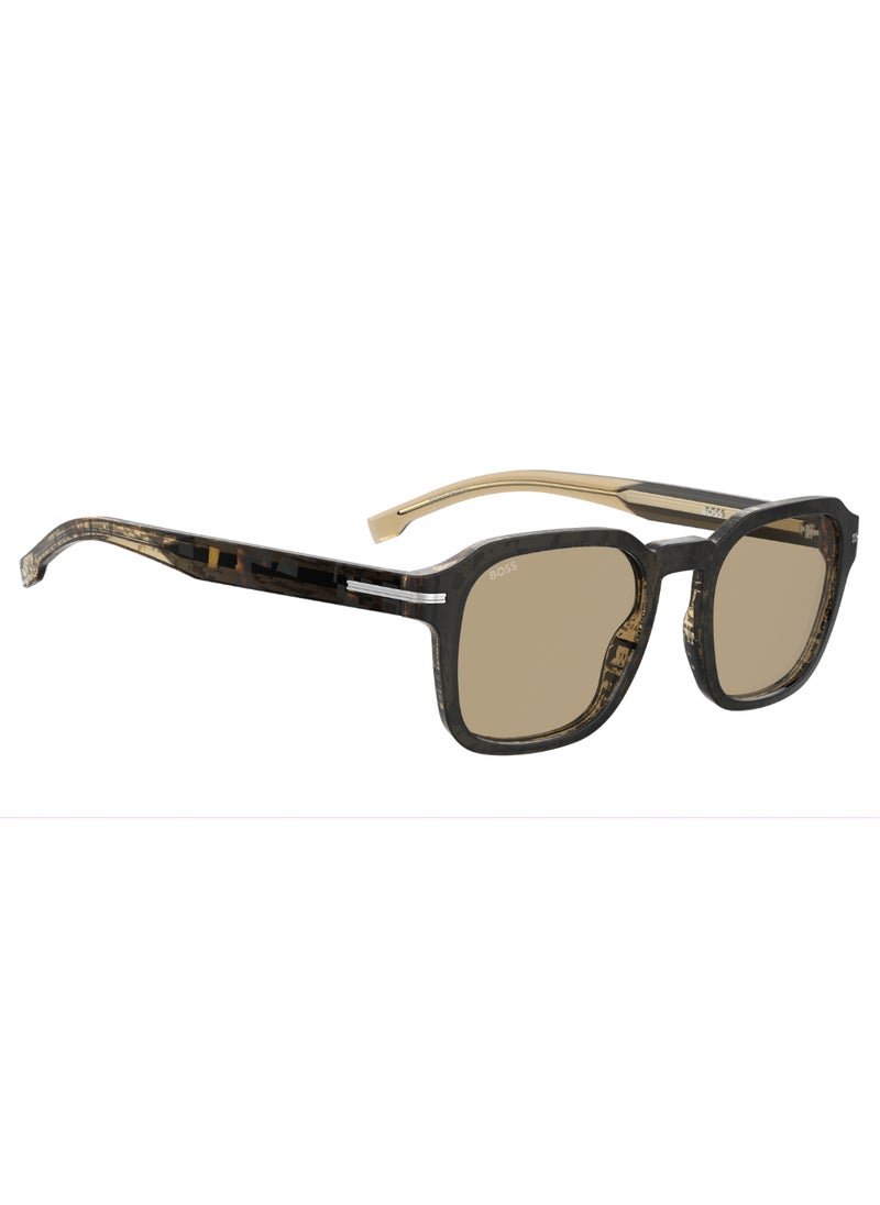 HUGO BOSS - Rectangular Geometrical Hugo Boss Sunglasses Frames - Image 1
