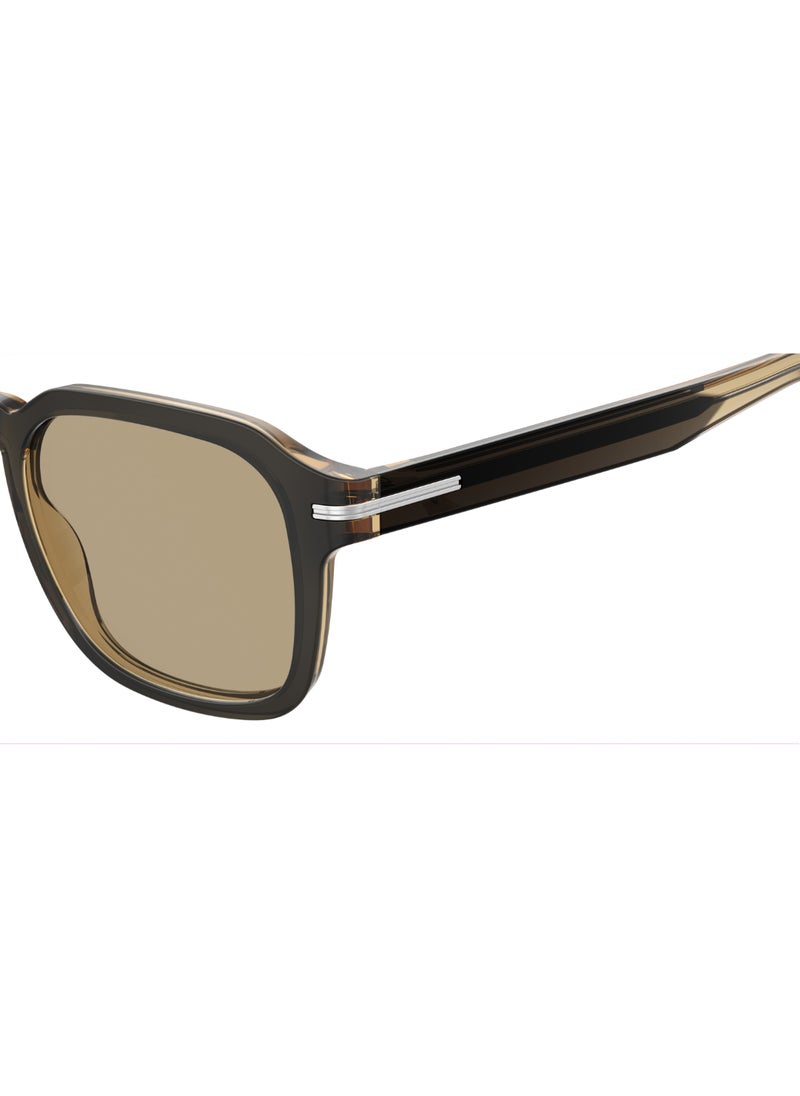 HUGO BOSS - Rectangular Geometrical Hugo Boss Sunglasses Frames - Image 1