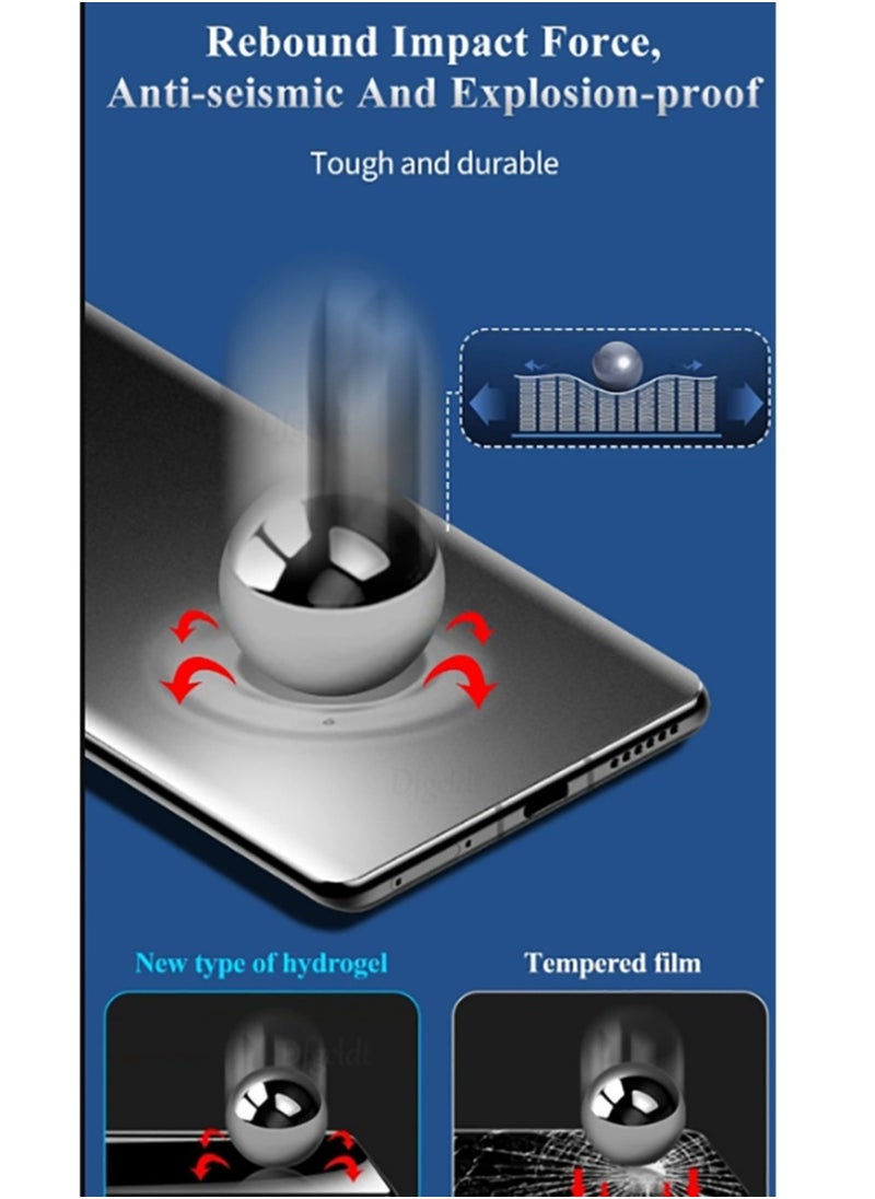 Generic - 2 Pack Privacy Screen Protector for Infinix Hot 50i Support Fingerprint Unlock,9H High hardness Tempered Glass Film,Anti-Scratch Case Friendly - Image 1
