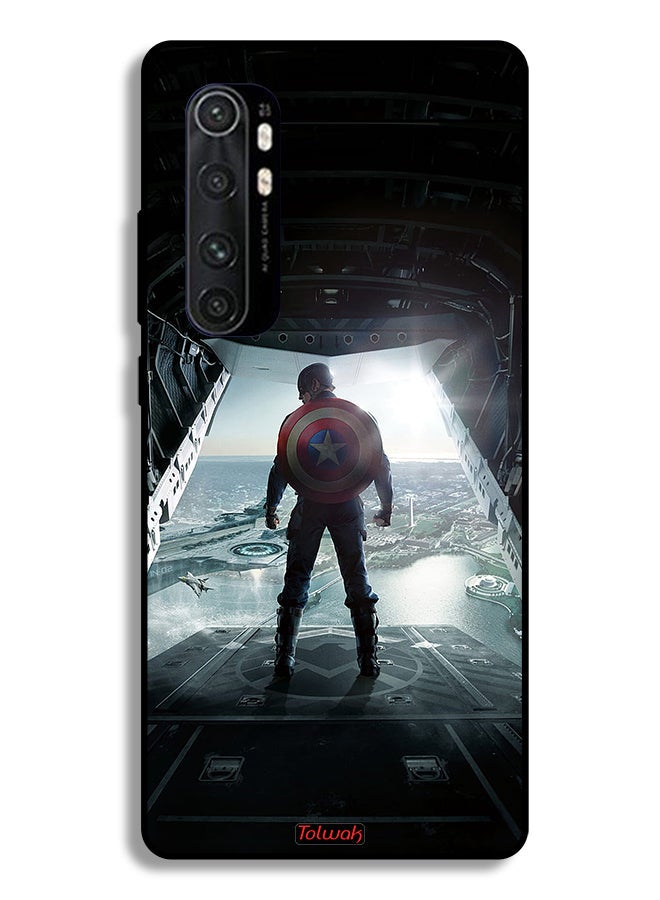 Tolwak Xiaomi Mi Note 10 Lite Protective Case Cover Portrait Display Captain America - Image 2