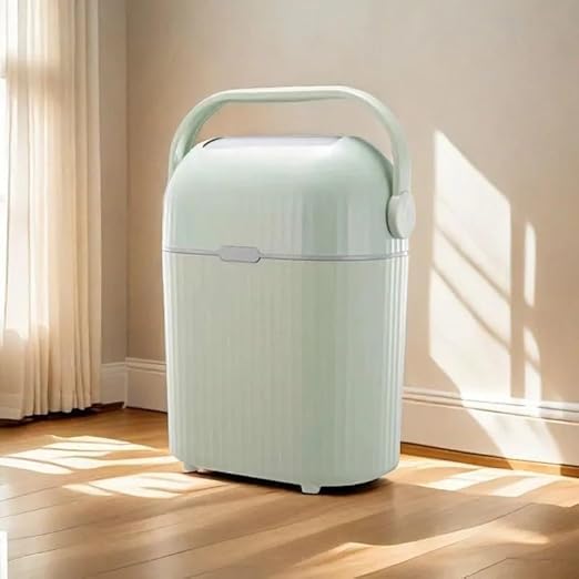 Mixen MIXEN Kitchen Cabinet Door Under Sink Plastic Garbage Can Wall Mounted Slide Open Bathroom Trash Bin wall hanging trash can plastic household sliding lid sealed trash can basket kitchen bucket  - Image 1