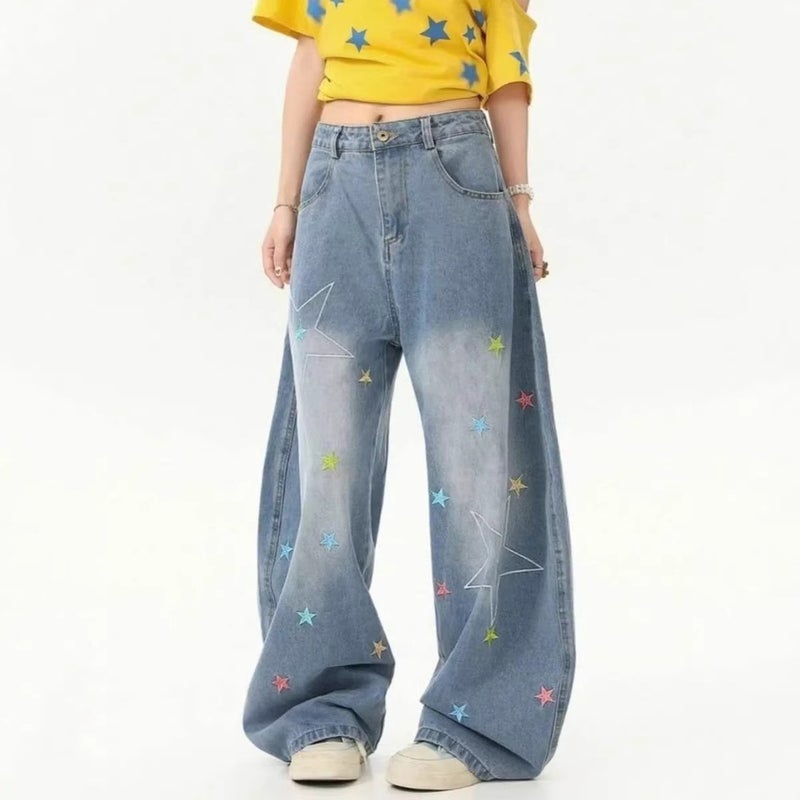 Unisex Casual Daily Denim Jeans - Image 3