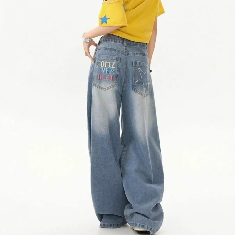 Unisex Casual Daily Denim Jeans - Image 5