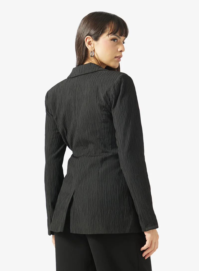 Topshop Tie Waist Blazer