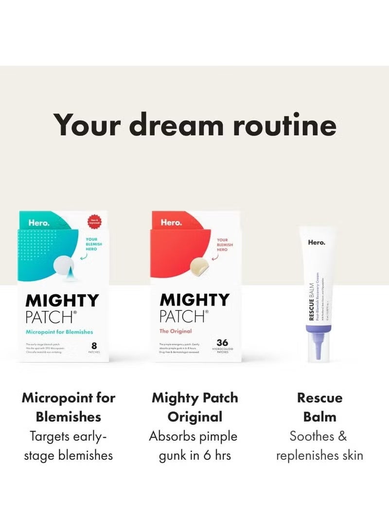 Mighty Patch Original - Hydrocolloid Acne Pimple Patch Spot Treatment (36ct) for. - Image 3
