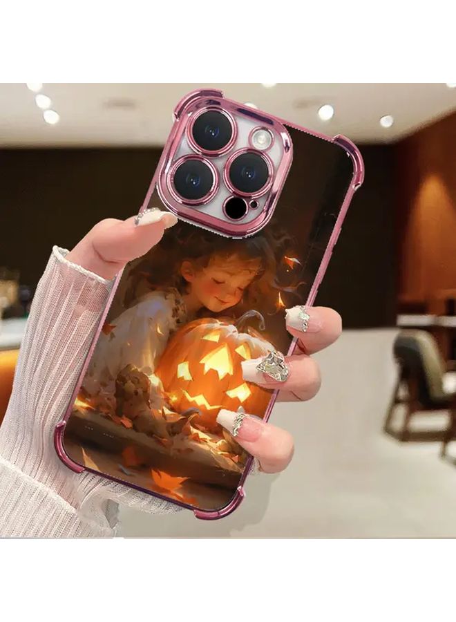 Black Shockproof Case With Four Corner Airbags For IPhone 16 Pro Max Transparent Anti Drop - Image 5