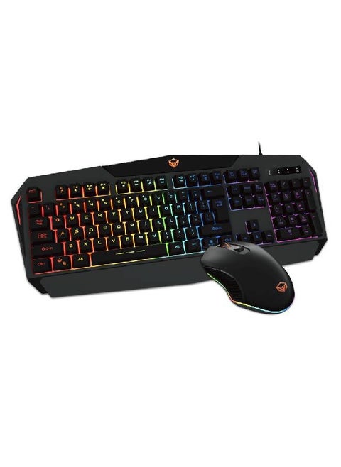 Meetion Backlit Gaming Combo 2 in 1 [C510] - Black
