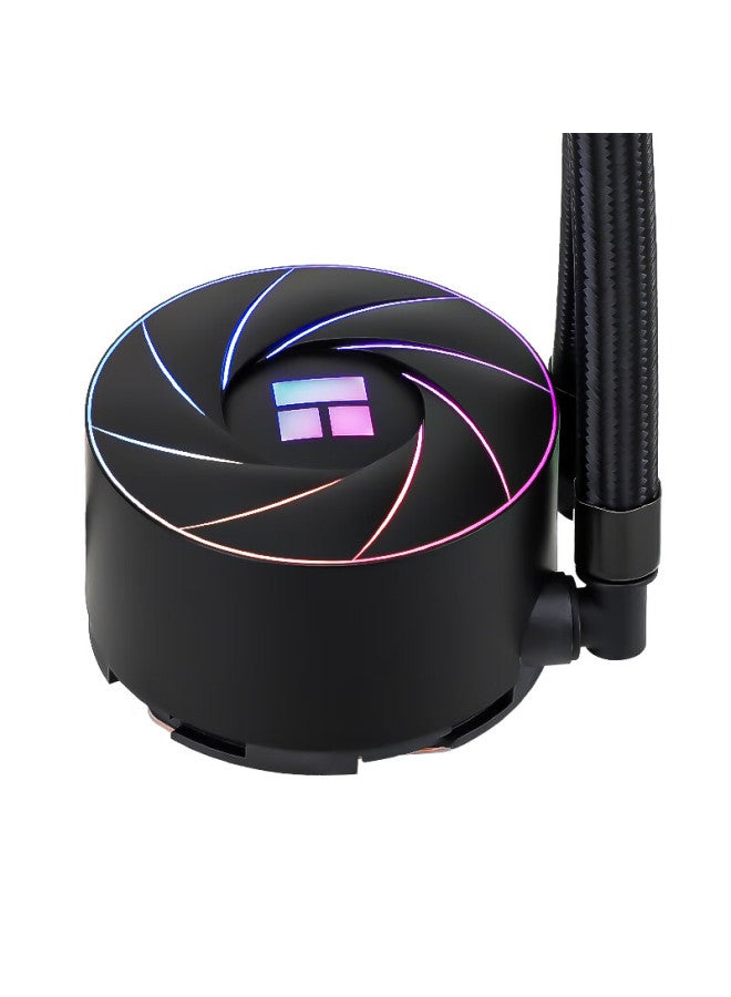Thermalright مبرد سائل ثيرمالرايت أكوا إليت 240 أرجب، تأثيرات إضاءة شمسية كروما، حوامل تركيب معدنية بالكامل، كتلة ماء أرجب، Ae240 أرجب - Image 3