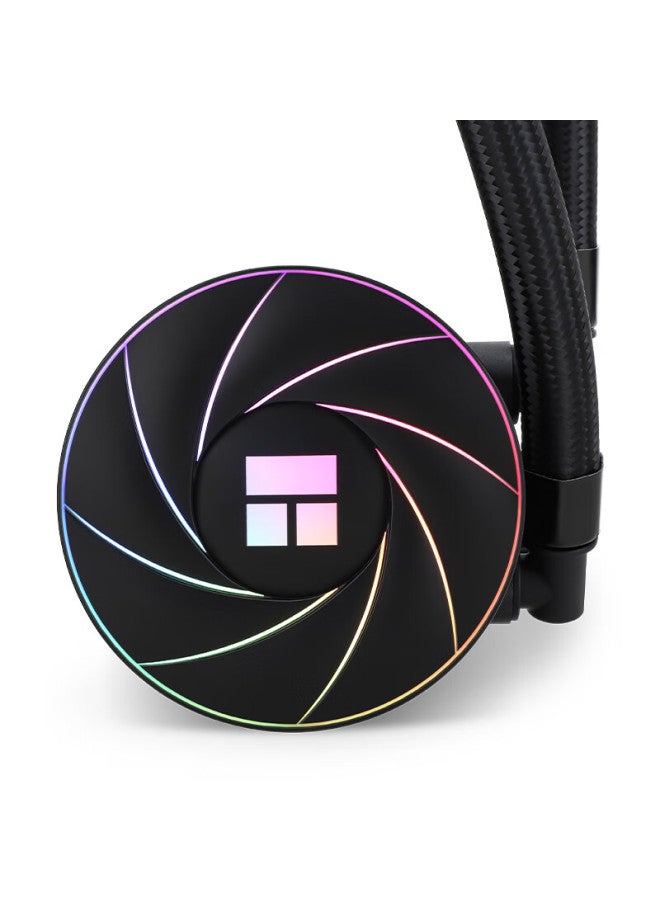 Thermalright مبرد سائل ثيرمالرايت أكوا إليت 240 أرجب، تأثيرات إضاءة شمسية كروما، حوامل تركيب معدنية بالكامل، كتلة ماء أرجب، Ae240 أرجب - Image 2