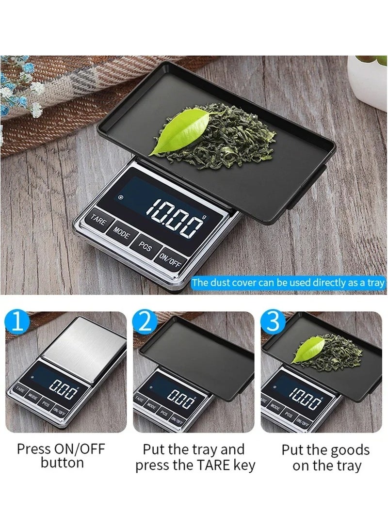 100g/0.01g high precision LCD display jewelry gold diamond weighing electronic digital scale - Image 4