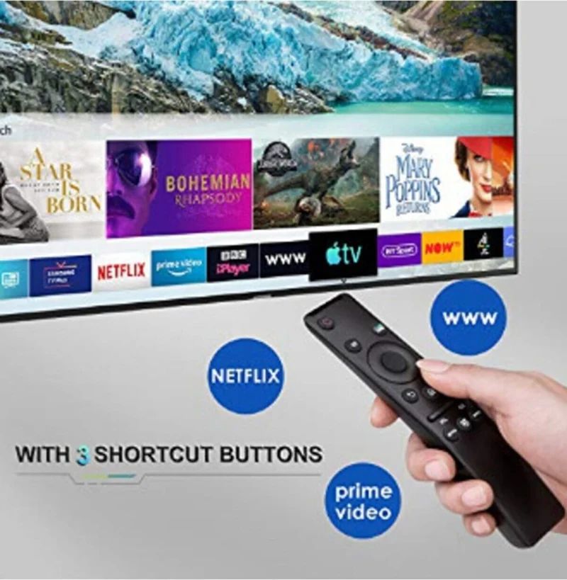 HLL Teknoloji HLL Technology Samsung BN59-01260A Smart Remote Netflix Prime Video New Model