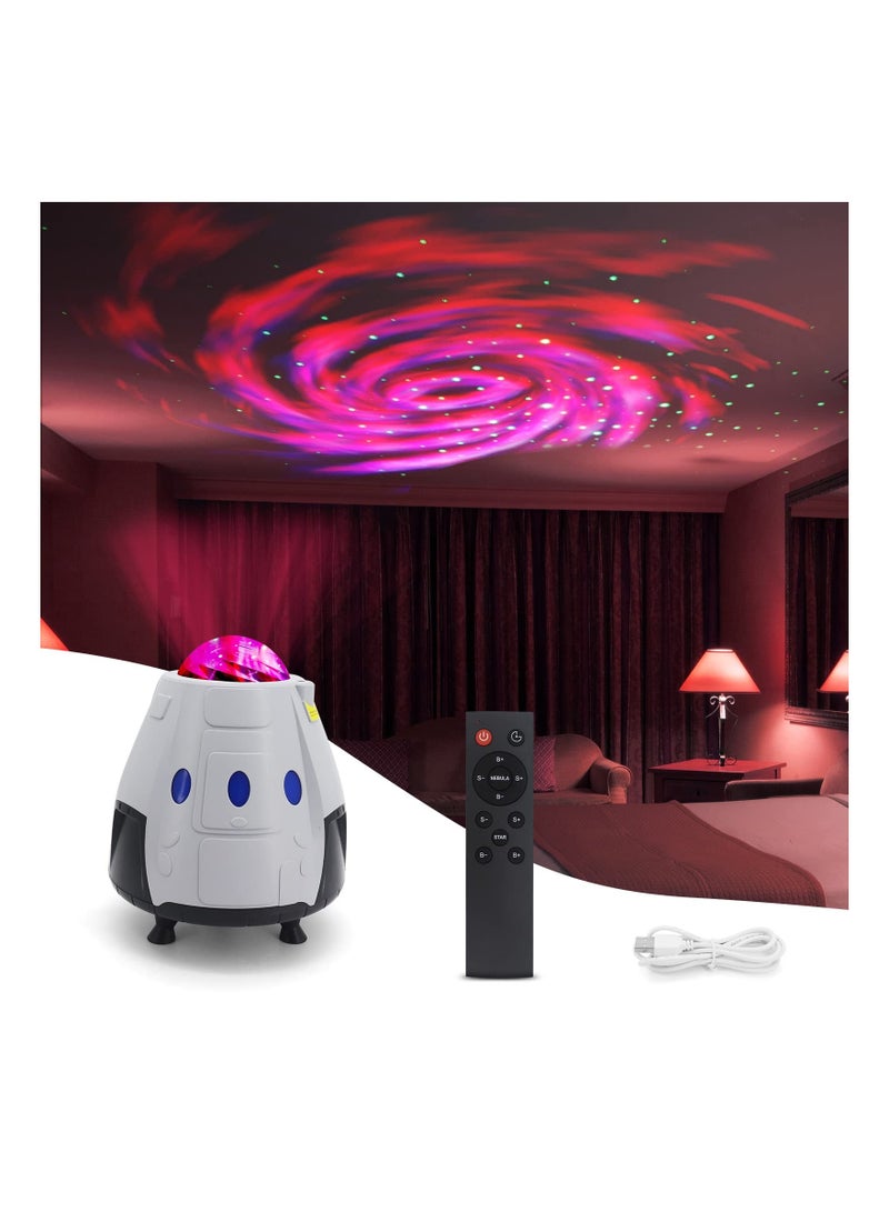 واي آند دي SYOSI Galaxy Star Projector Lamp for Bedroom, Bluetooth Speaker with Timer and Remote/Voice Control, Starry Nebula LED Night Light Kids Adults Home Theater Room Decor  - Image 1