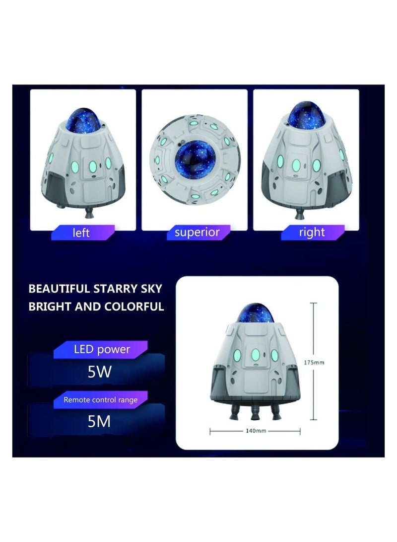 واي آند دي SYOSI Galaxy Star Projector Lamp for Bedroom, Bluetooth Speaker with Timer and Remote/Voice Control, Starry Nebula LED Night Light Kids Adults Home Theater Room Decor  - Image 5