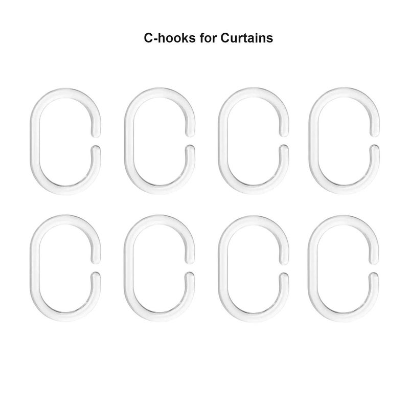 Lushomes Lushomes Hospital Partition Curtains, Clinic Curtains Size 10 FT W x 7 ft H, Top Net Fabric, 100% Polyester 20 Rustfree Metal Eyelets 20 Plastic Hook, Dark Blue, Stripes (10x7 FT, Pk of 1)  - Image 4