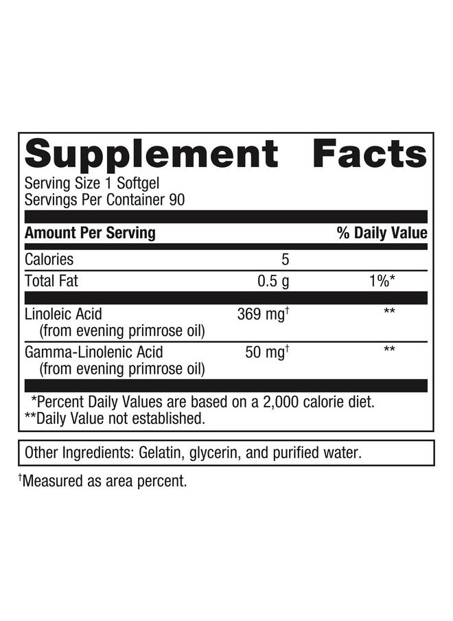 Metagenics Metagenics OmegaGenics Evening Primrose Oil - Supports Prostaglandin Metabolism & Cellular Health* - Gamma-Linolenic Acid (GLA) Supplement - Non-GMO & Gluten-Free - 90 Softgels  - Image 2