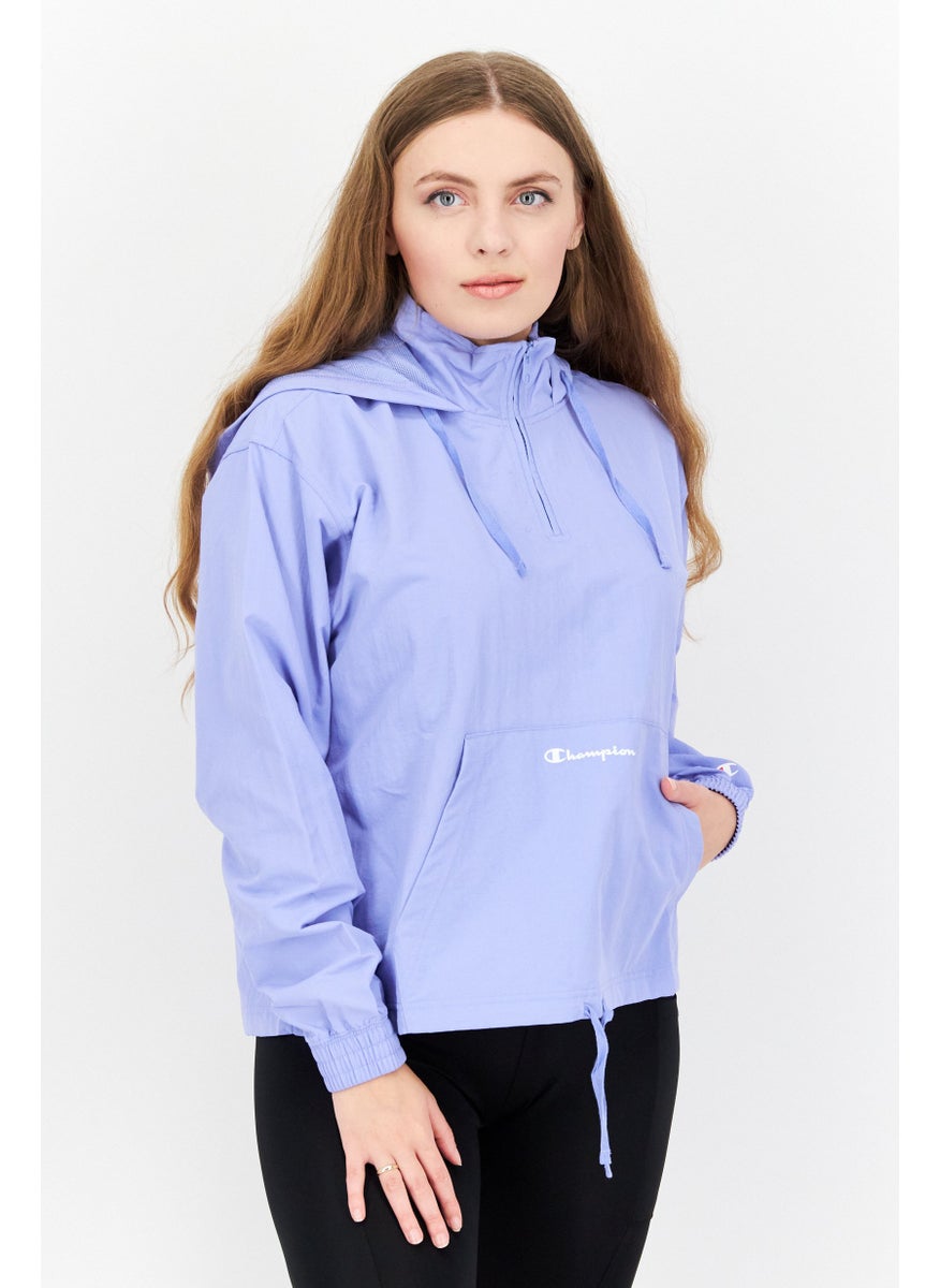 Champion Women Sportswear Fit Long Sleeve Training Hoodies, Blue  - Image 1