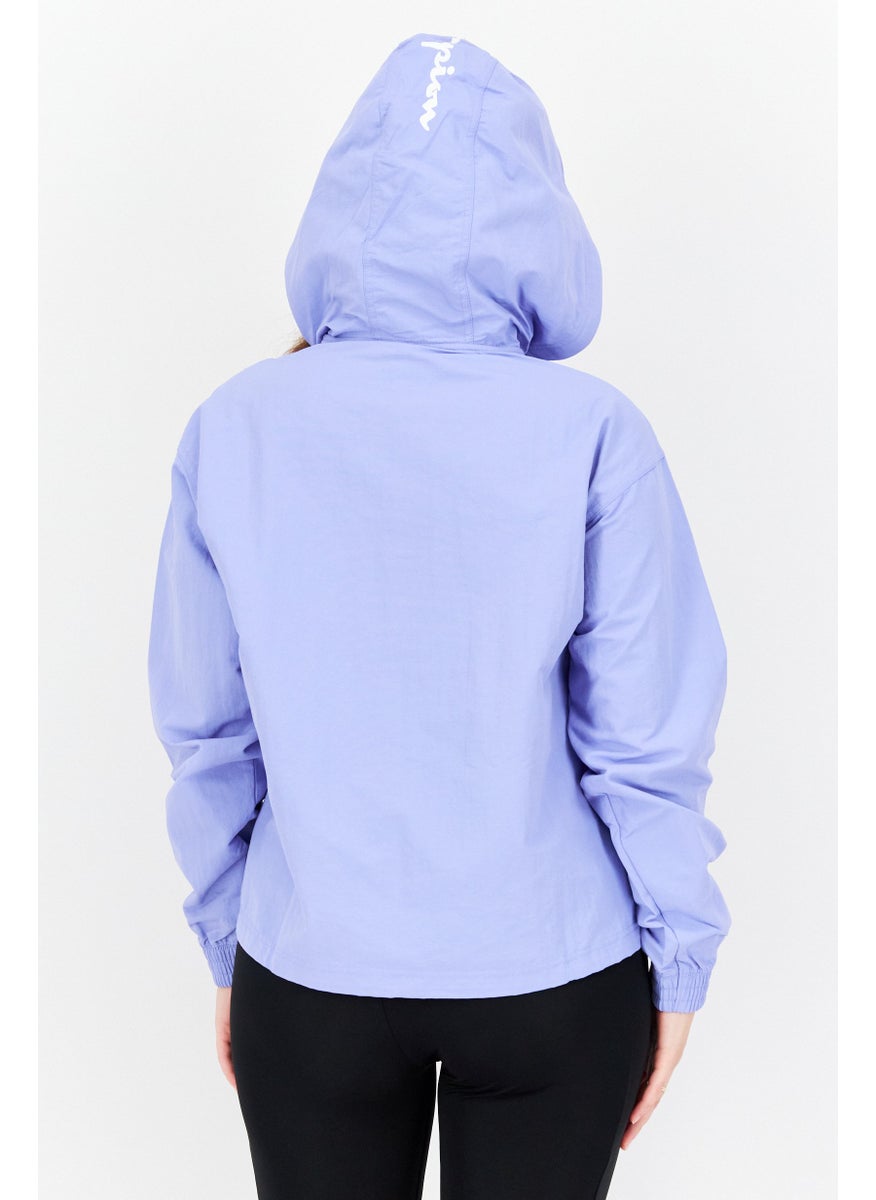 Champion Women Sportswear Fit Long Sleeve Training Hoodies, Blue  - Image 2