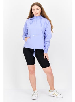 Champion Women Sportswear Fit Long Sleeve Training Hoodies, Blue  - Image 4