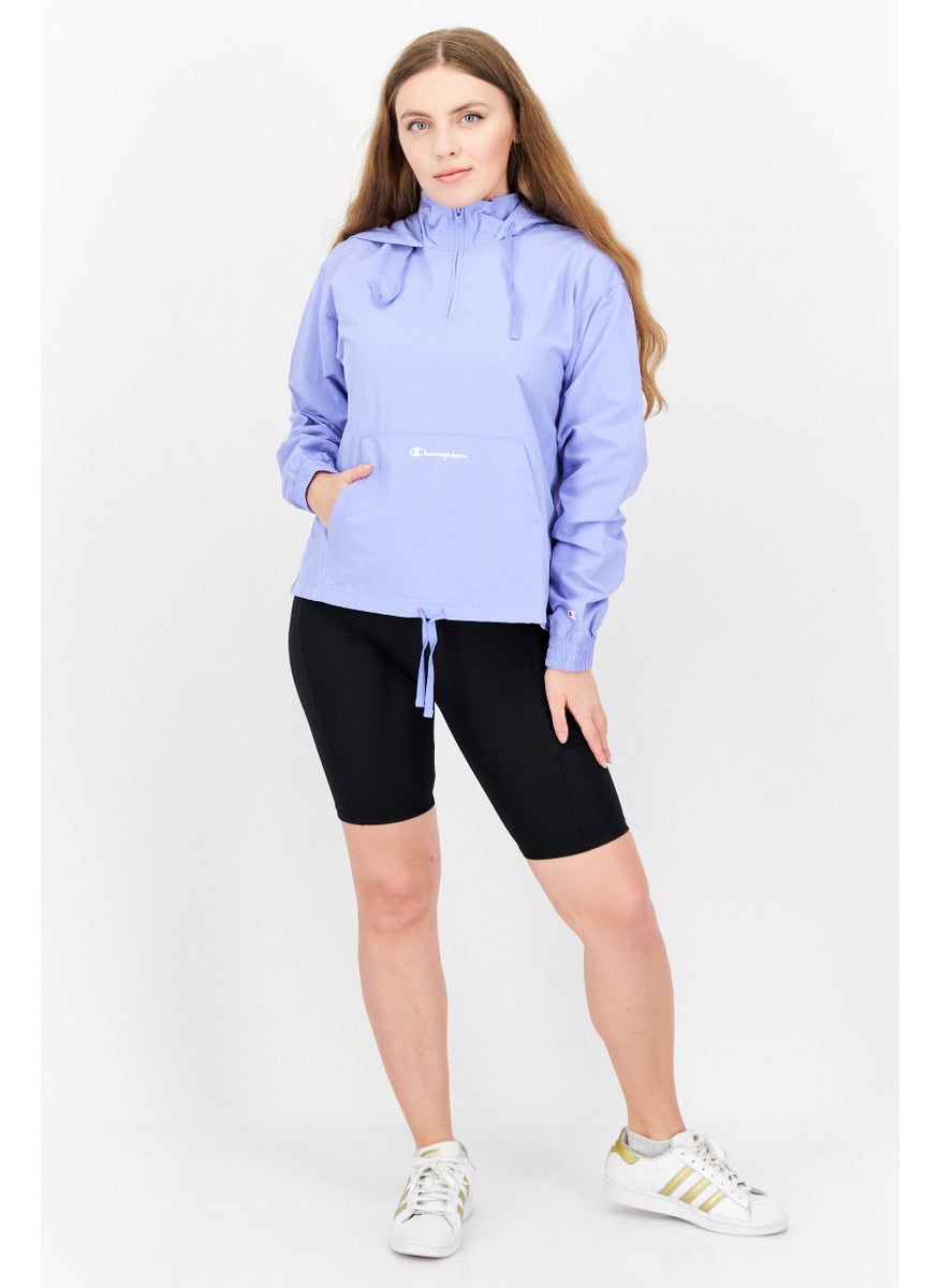 Champion Women Sportswear Fit Long Sleeve Training Hoodies, Blue  - Image 4