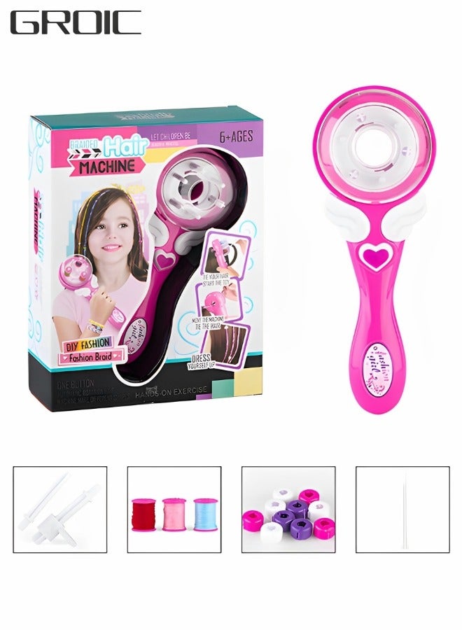 GROIC Hair Braider Machine Automatic Hair Braider Electric Hair Braider Automatic Hair Braider Tool Hair Twister Machine Hair Braiding Machine Styling DIY Tool Twister Hairstyle Tools Kit Fashion Toy Kits  - Image 1