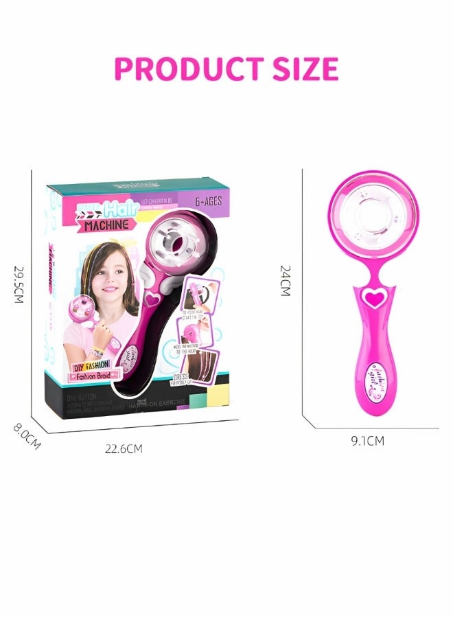 Hair Braider Machine Automatic Hair Braider Electric Hair Braider Automatic Hair Braider Tool Hair Twister Machine Hair Braiding Machine Styling DIY Tool Twister Hairstyle Tools Kit Fashion Toy Kits