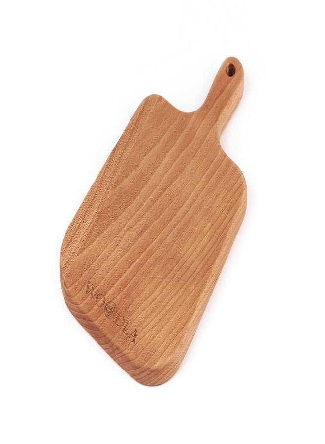Woodla Mini Wooden Cutting Board 10 x 6 Inch Charcuterie Boards with Handle Decorative for Kitchen Wall Bar Hanging Cutting Board for Vegetables and Fruits - Image 5